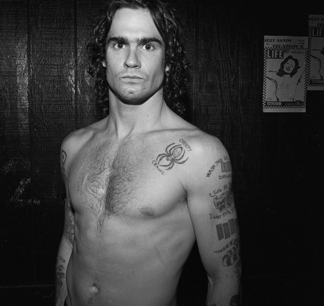 "Henry Rollins-Black Flag" 1984 silver gelatin print 10"x10" : Duke center for documentary photography : Thurston Howes Photography