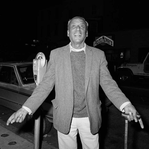 "Street Preacher" silver gelatin print 10X10" Richmond VA outside punk rock show 1884 : Duke center for documentary photography : Thurston Howes Photography